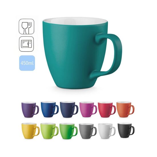 Porcelāna krūze 450 ml ar matētu hidroglazūru